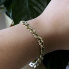 Image 6 of Gold Prince of Wales/Gourmet link bracelet | 20.5 cm