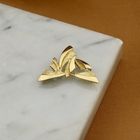 Image 2 of Vintage gold abstract pendant