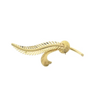 Image 1 of Gold feather brooch