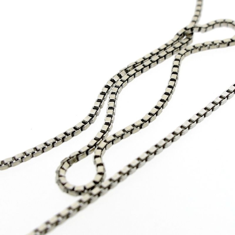 Image 5 of 18K white gold Venetian chain | 46.5 cm