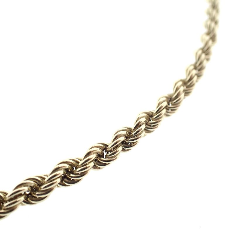 Image 4 of Gold long twisted link chain