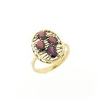 Image 1 of Gold ring with garnet