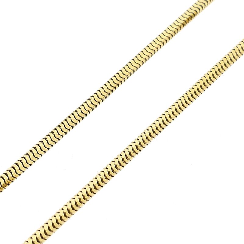 Image 5 of 14 Karat Gold Snake Chain Necklace - 46 cm