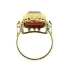 Image 4 of Vintage gold ring with carnelian.