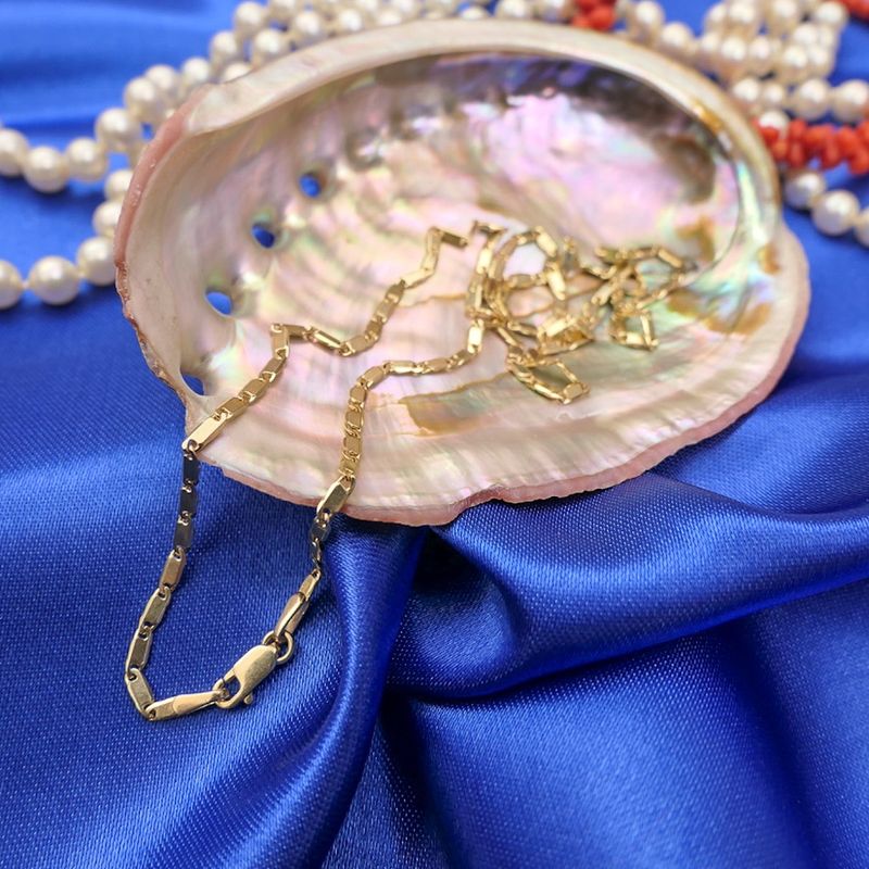 Image 2 of Gold flat fantasy chain | 45.5 cm