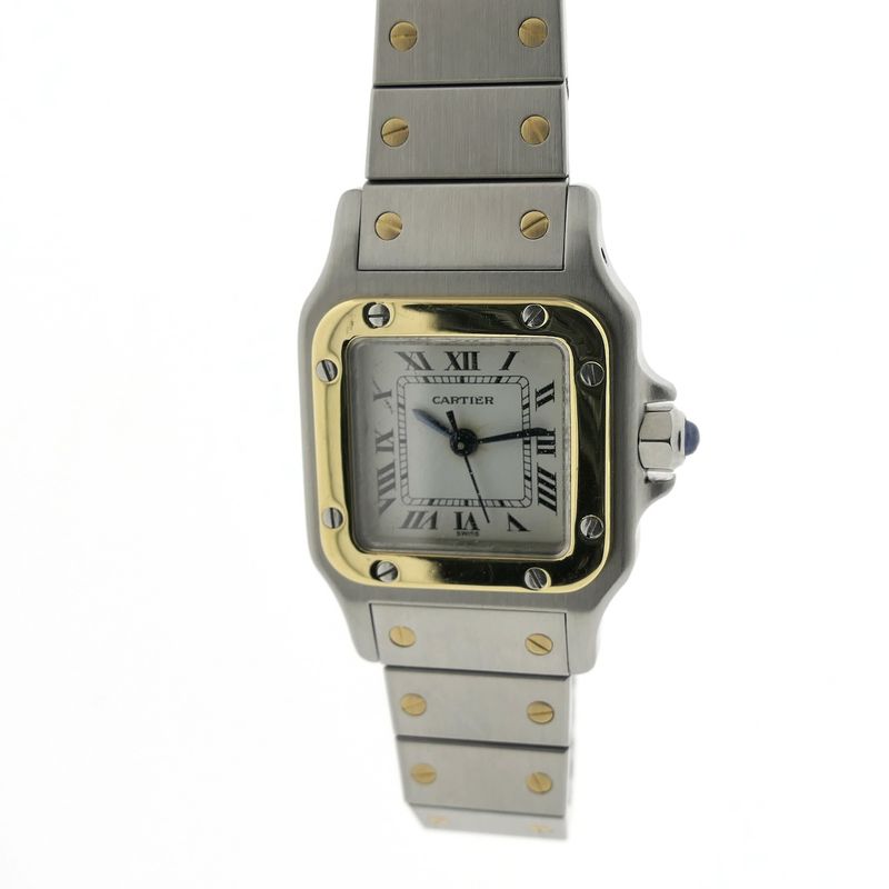 Image 13 of Cartier Santos 'Small' Automatic 0902; Vintage dames horloge