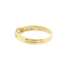 Image 7 of Gold ring with diamonds; 0.04 ct.