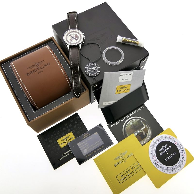 Image 4 of Breitling Navitimer Montbrillant Datora A21330; Chronograph men's watch