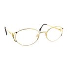 Image 3 of Vintage Chopard women's glasses with clear glass; Gold-plated; 52-20