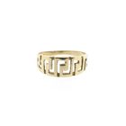 Image 3 of Vintage gold ring with meander pattern
