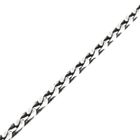 Image 7 of Silver Flat Gourmet Link Necklace