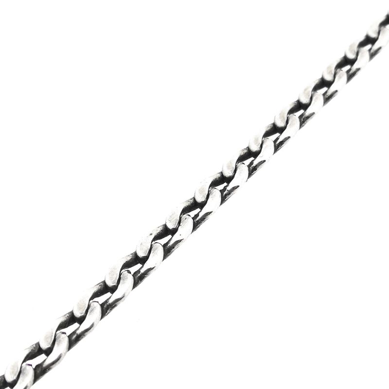 Image 7 of Silver Flat Gourmet Link Necklace