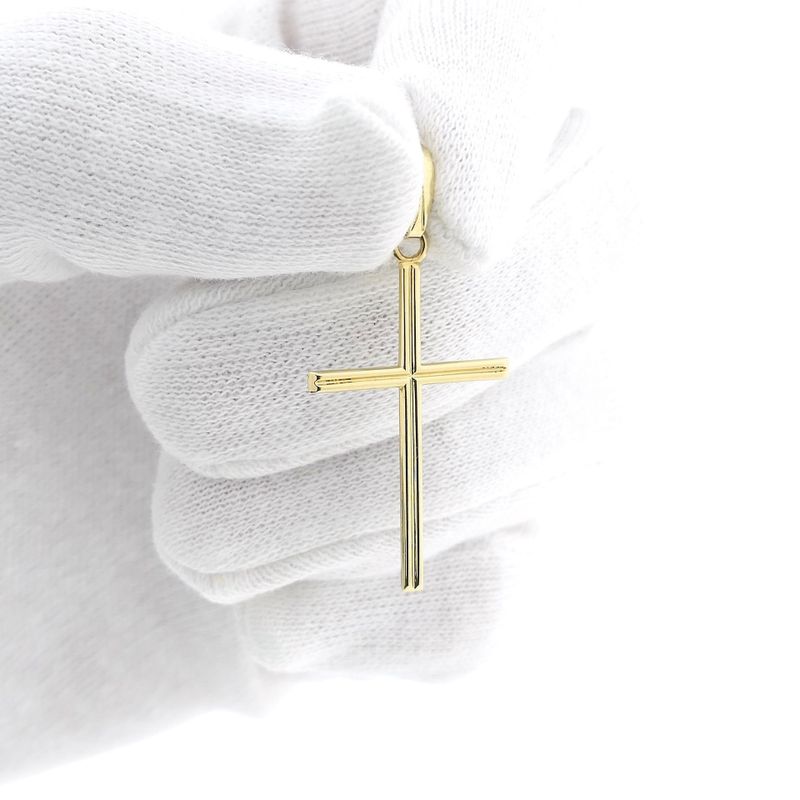 Image 10 of Gold pendant of a cross