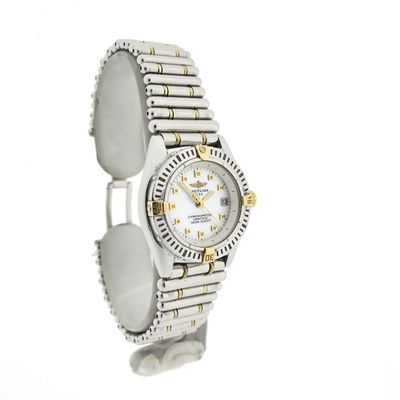 Image 2 of Breitling Callistino 'Mother of Pearl' B72345; 18k gold/steel women's watch