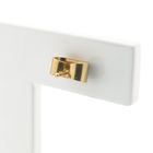 Image 5 of Gold stud earrings; Scandinavian design