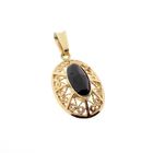 Image 6 of Gold pendant with garnet
