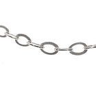 Image 2 of Silver ribbed anchor link chain | 70 cm