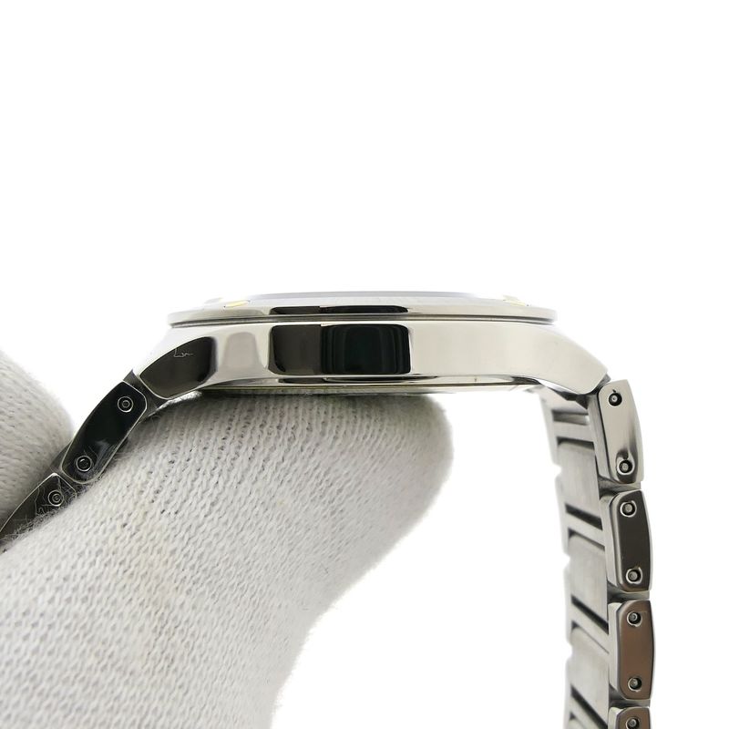 Image 7 of Movado SE; Two-tone watch with white dial; 0607516