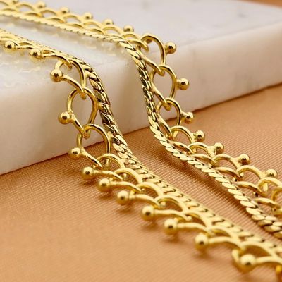 Image 2 of Gold Link Necklace
