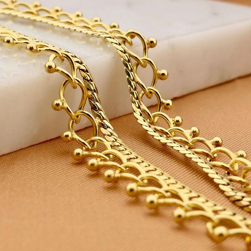 Image 2 of Gold Link Necklace