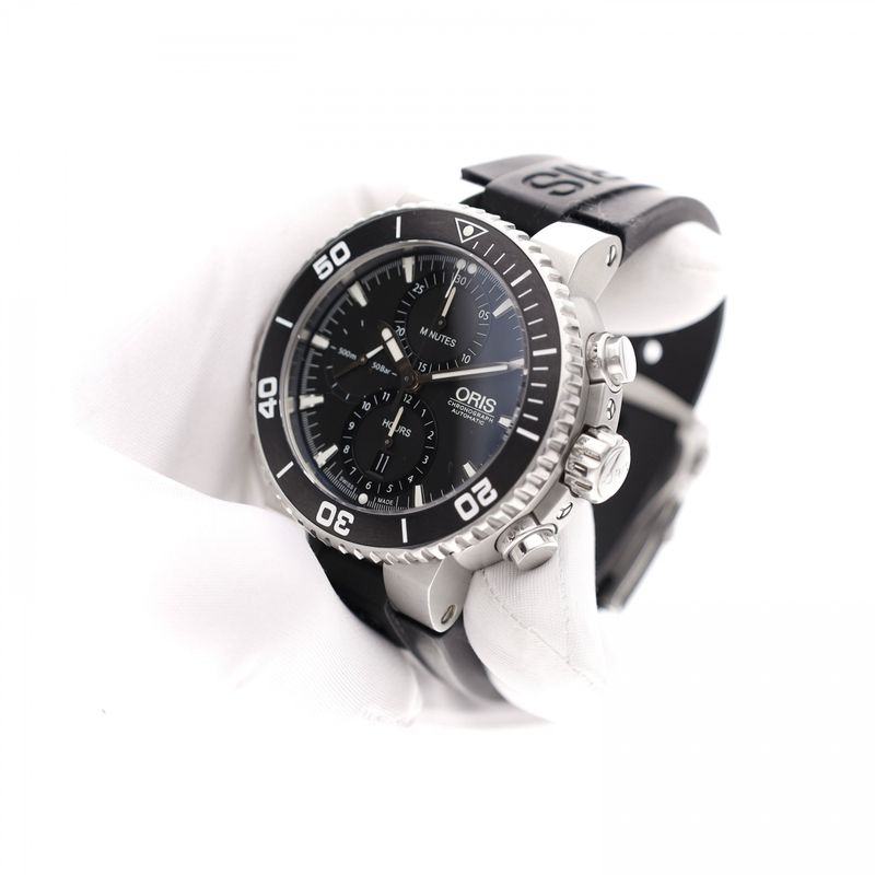 Image 5 of Oris Aquis Chronograph 01 774 7655 4154-07; Automatic Men's Watch