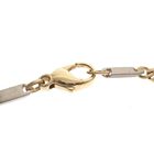 Image 3 of Tricolor gold matte link bracelet