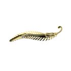 Image 7 of Vintage gold feather brooch