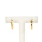 Image 1 of Gold hinged hoop earrings Ø 16.1 mm