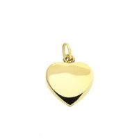 Gold pendant of a heart