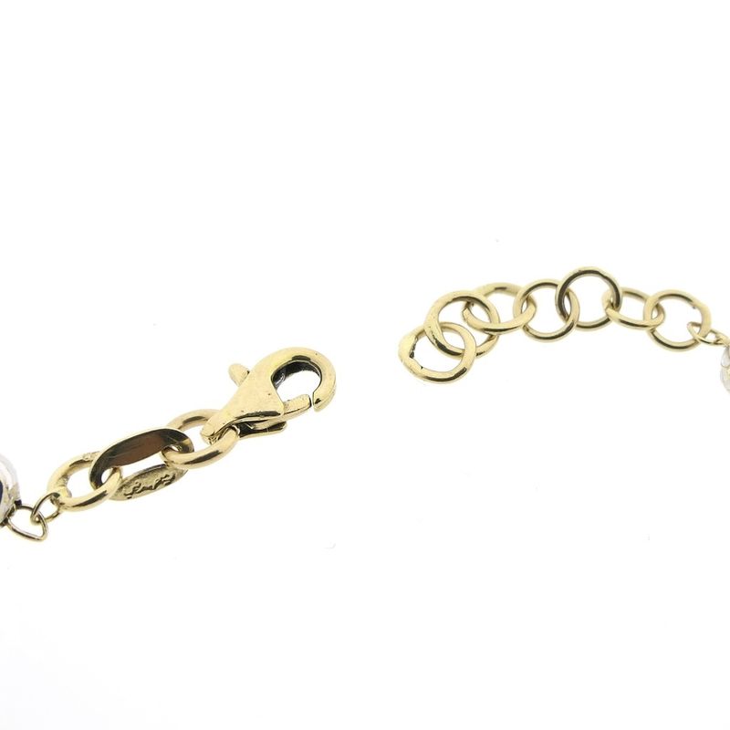 Image 11 of 18K Two-tone bracelet made from a rosary