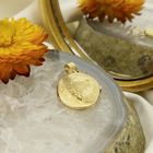 Image 2 of Vintage gold locket pendant | Floral design