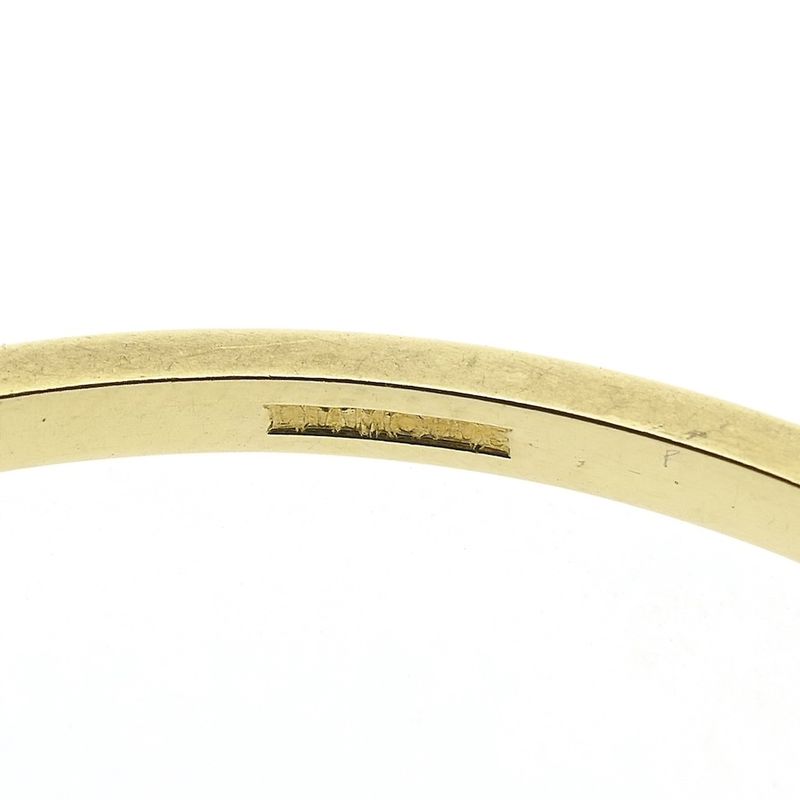 Image 4 of Gold bangle with diamond; 0.09 ct. | Ø 58 mm | Diamond