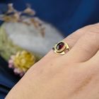 Image 4 of Gold ring with garnet stones | Vintage