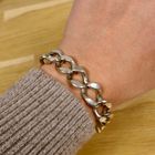 Image 10 of Silver Gourmet Link Bracelet