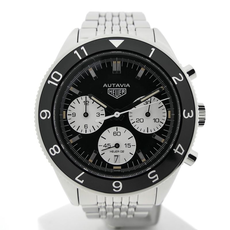 Image 5 of Heuer Autavia CBE2110; Chronograph men's watch