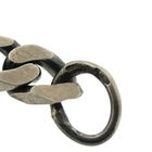 Image 4 of Silver gourmet link bracelet; Men