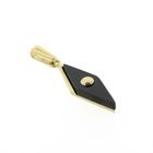 Image 3 of Gold pendant with onyx