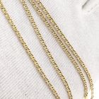 Afbeelding 7 van Gouden valkenoog schakelketting | 47 cm
