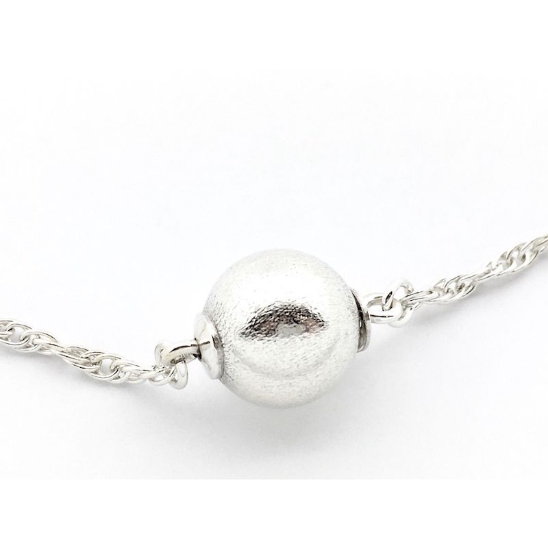 Image 5 of Silver fantasy necklace with a ball