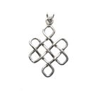 Image 1 of Silver knot pendant