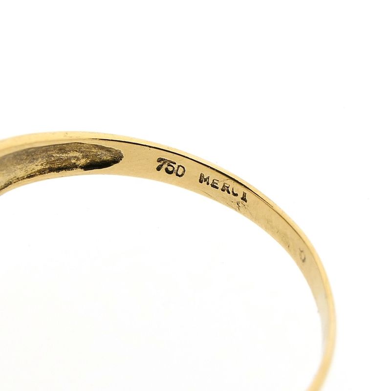 Image 9 of Gold ring with diamond 0.01 ct.