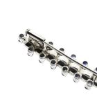 Image 4 of Antique white gold brooch with pearl and sapphire