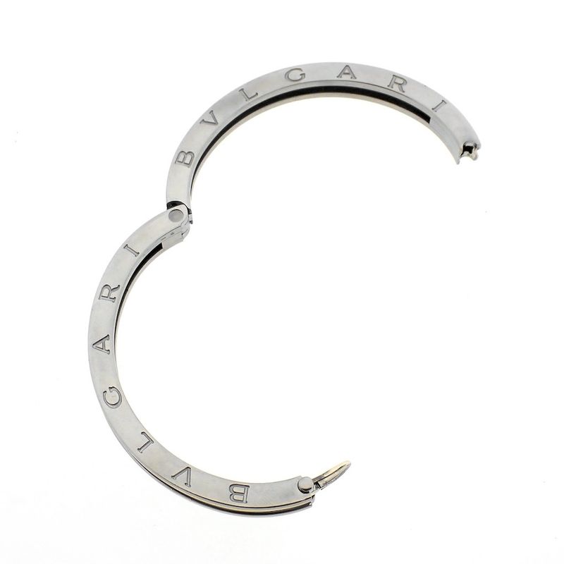 Image 6 of BVLGARI Steel and gold women's bracelet; Model B.ZERO 1