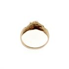 Image 8 of 18 carat gold ring with two holding hands