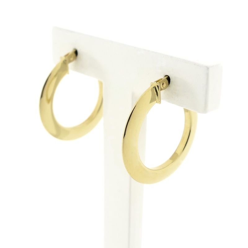 Image 3 of Gold earrings Ø 22.5 mm