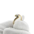 Image 7 of Two-tone gold solitaire ring with diamond | 0.15 ct.