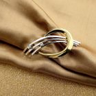 Image 2 of Two-tone fantasy brooch with diamond