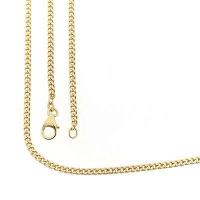 Gold gourmet link chain | 60 cm Image 1 of Gold gourmet link chain | 60 cm