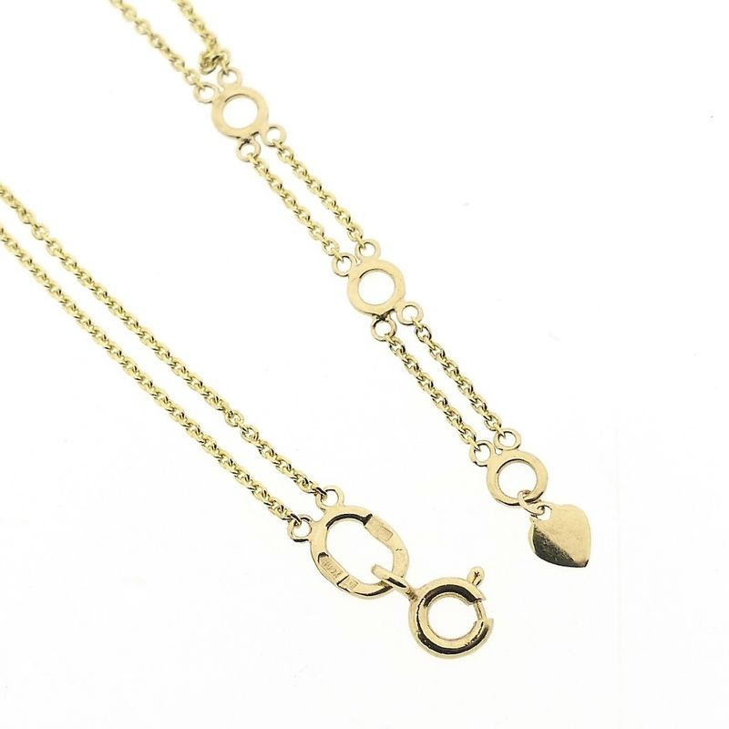 Image 6 of Gold bracelet with butterfly | 19.5 cm