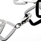 Image 4 of Silver fantasy link necklace; Carré | 47 cm